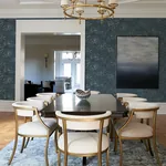 A-Street Prints Arian Blue Inkburst Wallpaper - SKU 4105-86429