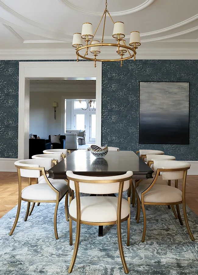 A-Street Prints Arian Blue Inkburst Wallpaper - SKU 4105-86429