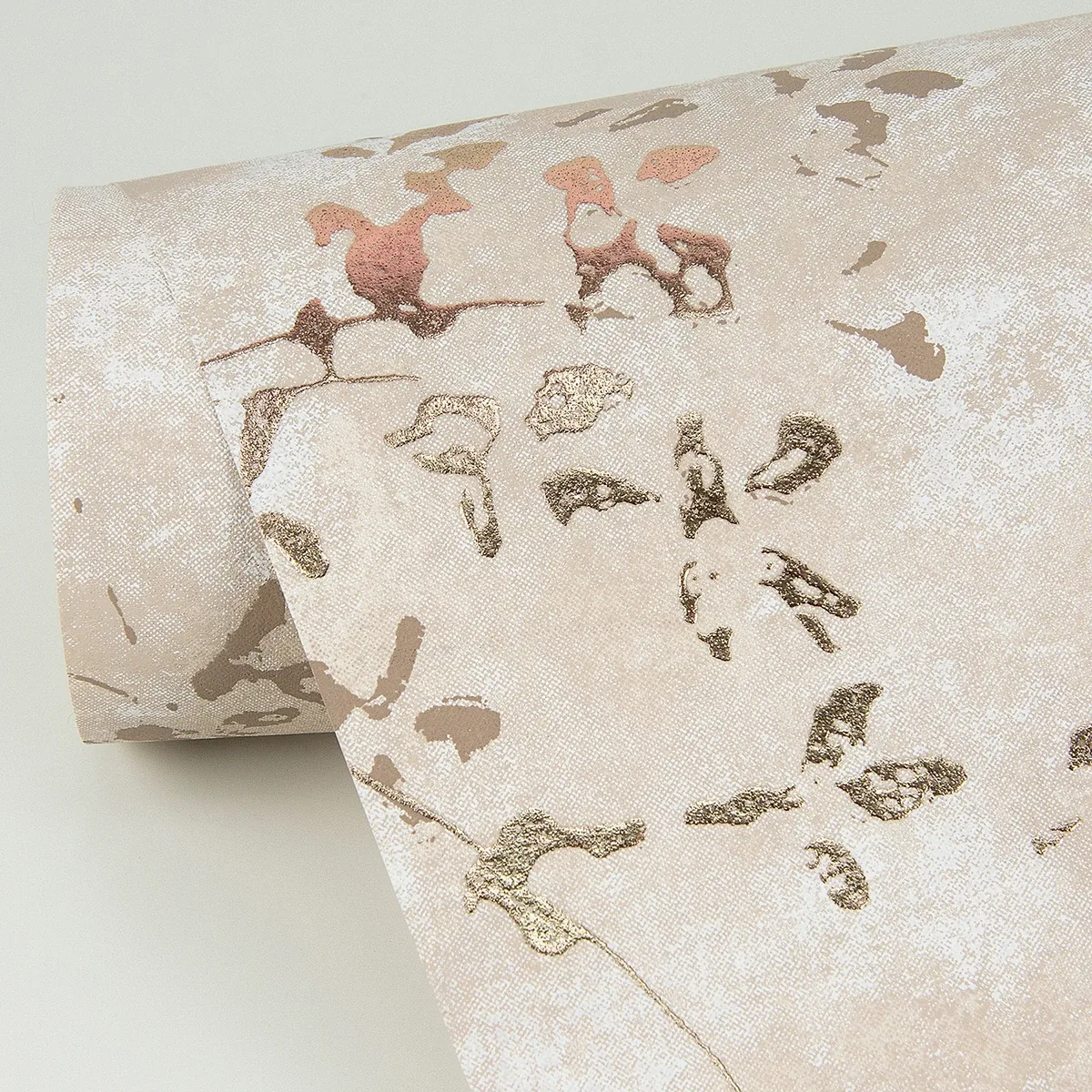 4019-86426 | Arian Rose Gold Inkburst Wallpaper