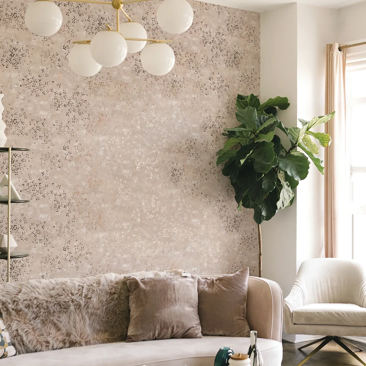 A-Street Prints Arian Rose Gold Inkburst Wallpaper | Wallpaper Twins A-Street Prints Arian Rose Gold Inkburst Wallpaper - SKU 4019-86426