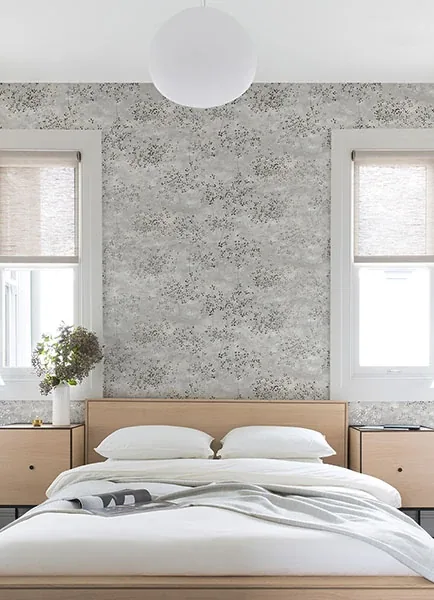 A-Street Prints Arian Silver Abstract Wallpaper - SKU 2976-86427