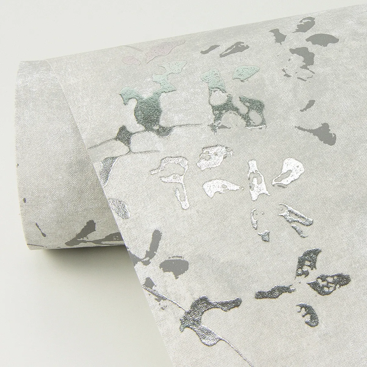 4019-86427 | Arian Silver Inkburst Wallpaper
