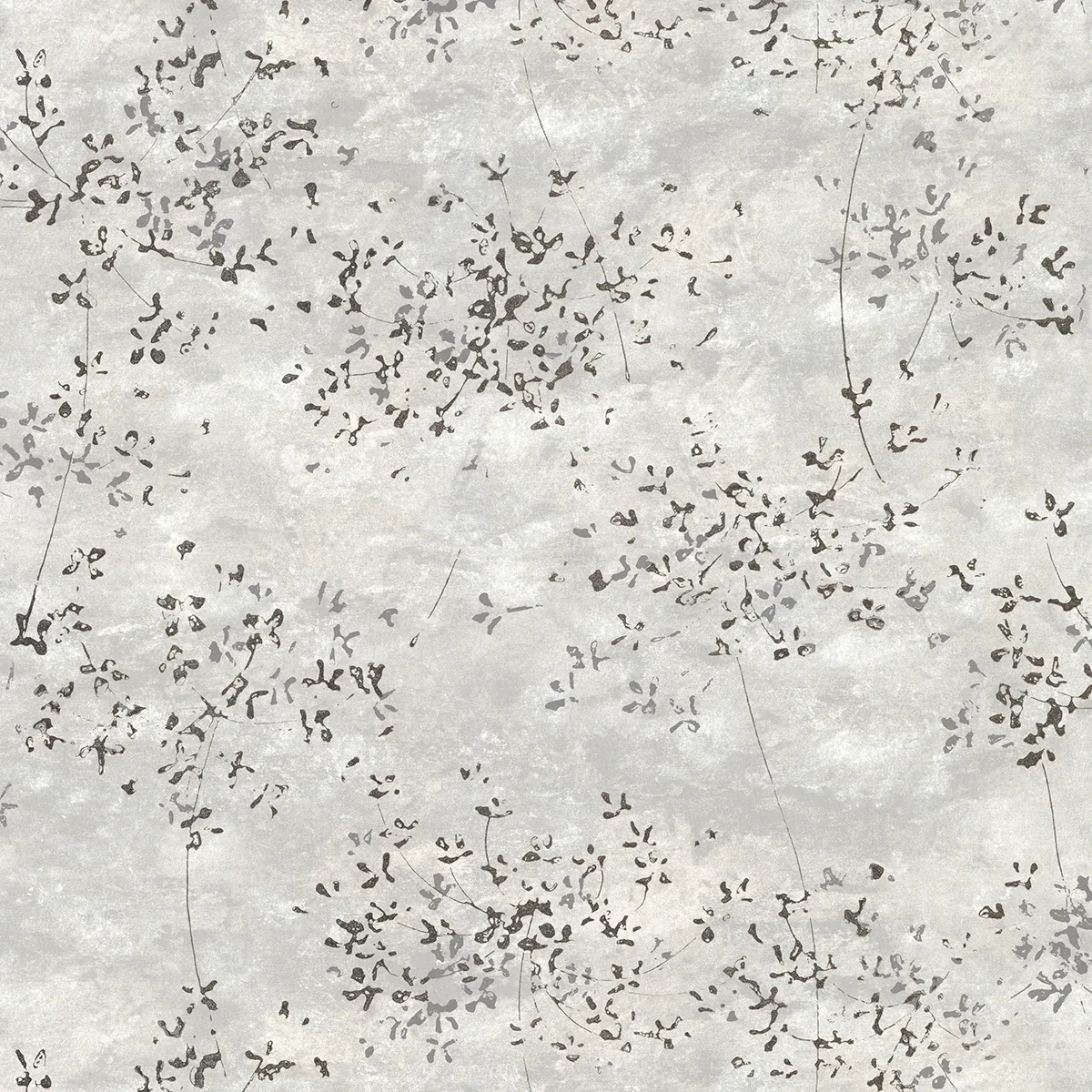 A-Street Prints Arian Silver Inkburst Wallpaper - SKU 4019-86427