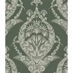 A-Street Prints Arlie Evergreen Botanical Damask Wallpaper | Wallpaper Twins A-Street Prints Arlie Evergreen Botanical Damask Wallpaper - SKU 4120-26821