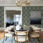 A-Street Prints Arlie Evergreen Botanical Damask Wallpaper | Wallpaper Twins A-Street Prints Arlie Evergreen Botanical Damask Wallpaper - SKU 4120-26821