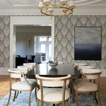 A-Street Prints Arlie Grey Botanical Damask Wallpaper - SKU 4120-26816