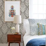 A-Street Prints Arlie Grey Botanical Damask Wallpaper - SKU 4120-26816