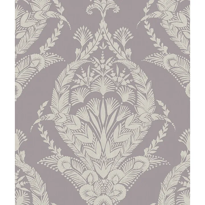 4120-26820 | Arlie Lavender Botanical Damask Wallpaper