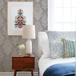 A-Street Prints Arlie Lavender Botanical Damask Wallpaper | Wallpaper Twins A-Street Prints Arlie Lavender Botanical Damask Wallpaper - SKU 4120-26820