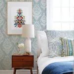 A-Street Prints Arlie Light Blue Botanical Damask Wallpaper | Wallpaper Twins A-Street Prints Arlie Light Blue Botanical Damask Wallpaper - SKU 4120-26819