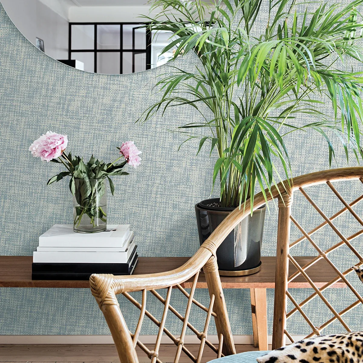 A-Street Prints Arlyn Light Blue Grasscloth Wallpaper | Wallpaper Twins A-Street Prints Arlyn Light Blue Grasscloth Wallpaper - SKU 2829-82038