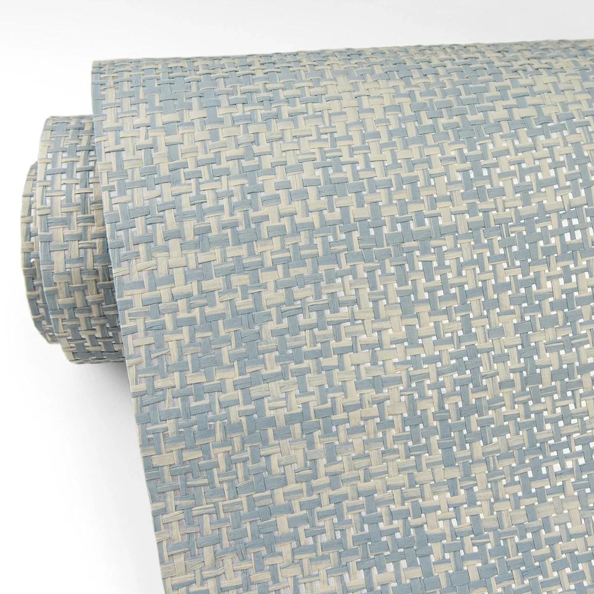 A-Street Prints Arlyn Light Blue Grasscloth Wallpaper | Wallpaper Twins A-Street Prints Arlyn Light Blue Grasscloth Wallpaper - SKU 2829-82038