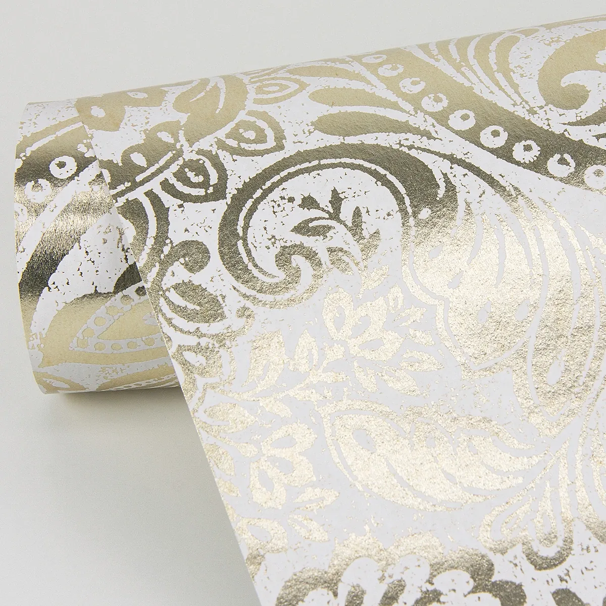 4019-86441 | Artemis Gold Floral Damask Wallpaper