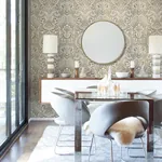 A-Street Prints Artemis Gold Floral Damask Wallpaper | Wallpaper Twins A-Street Prints Artemis Gold Floral Damask Wallpaper - SKU 4019-86441
