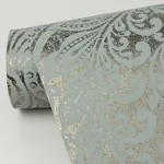 A-Street Prints Artemis Pewter Floral Damask Wallpaper | Wallpaper Twins A-Street Prints Artemis Pewter Floral Damask Wallpaper - SKU 4019-86446
