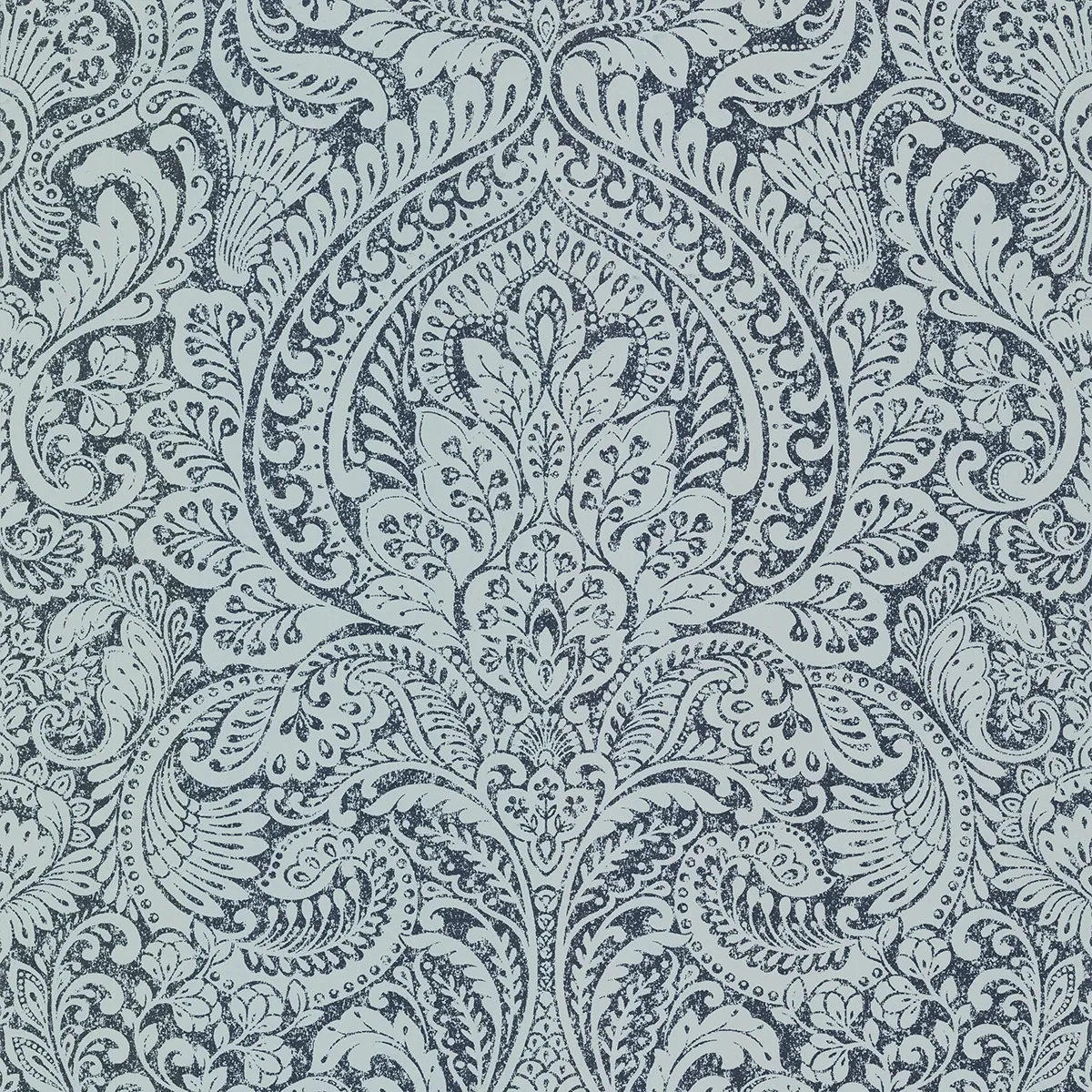 A-Street Prints Artemis Sapphire Floral Damask Wallpaper - SKU 4019-86442