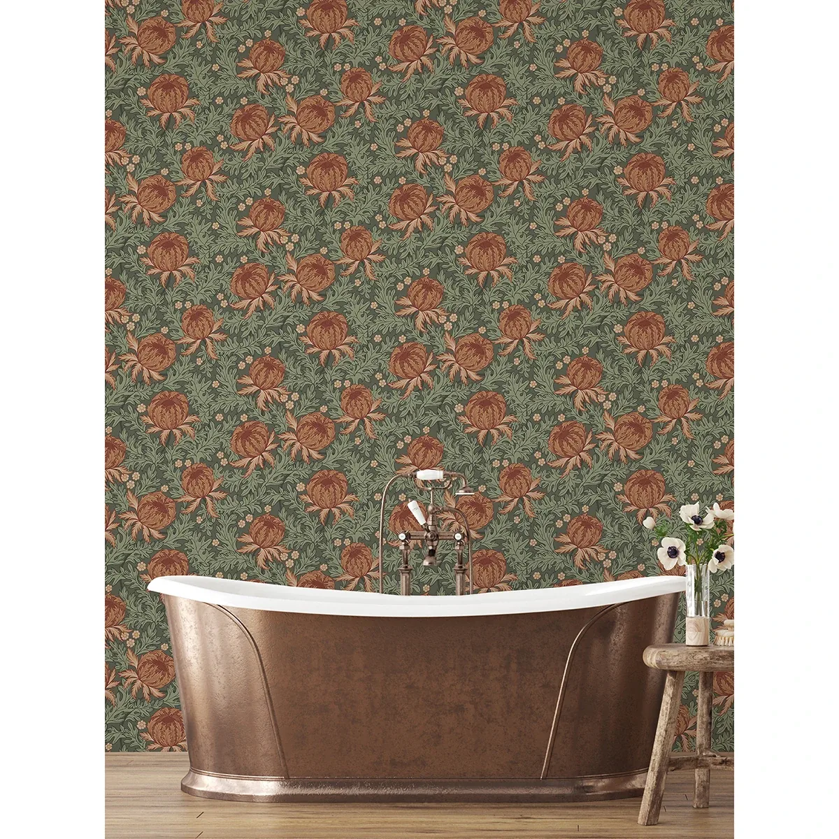 A-Street Prints Arthur Green Thistle Wallpaper - SKU 2999-39028