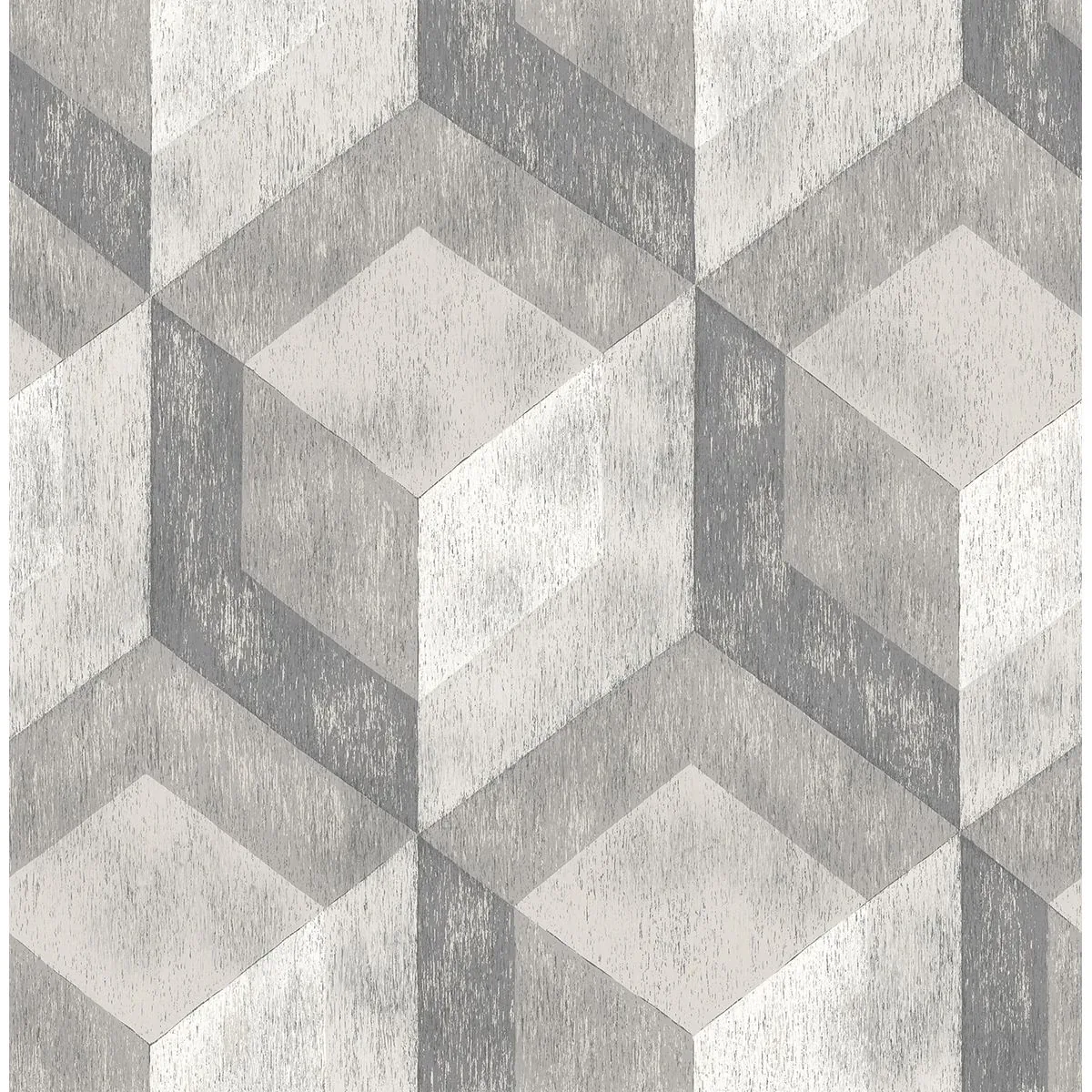 A-Street Prints Ash Rustic Wood Tile Wallpaper - SKU 2701-22306