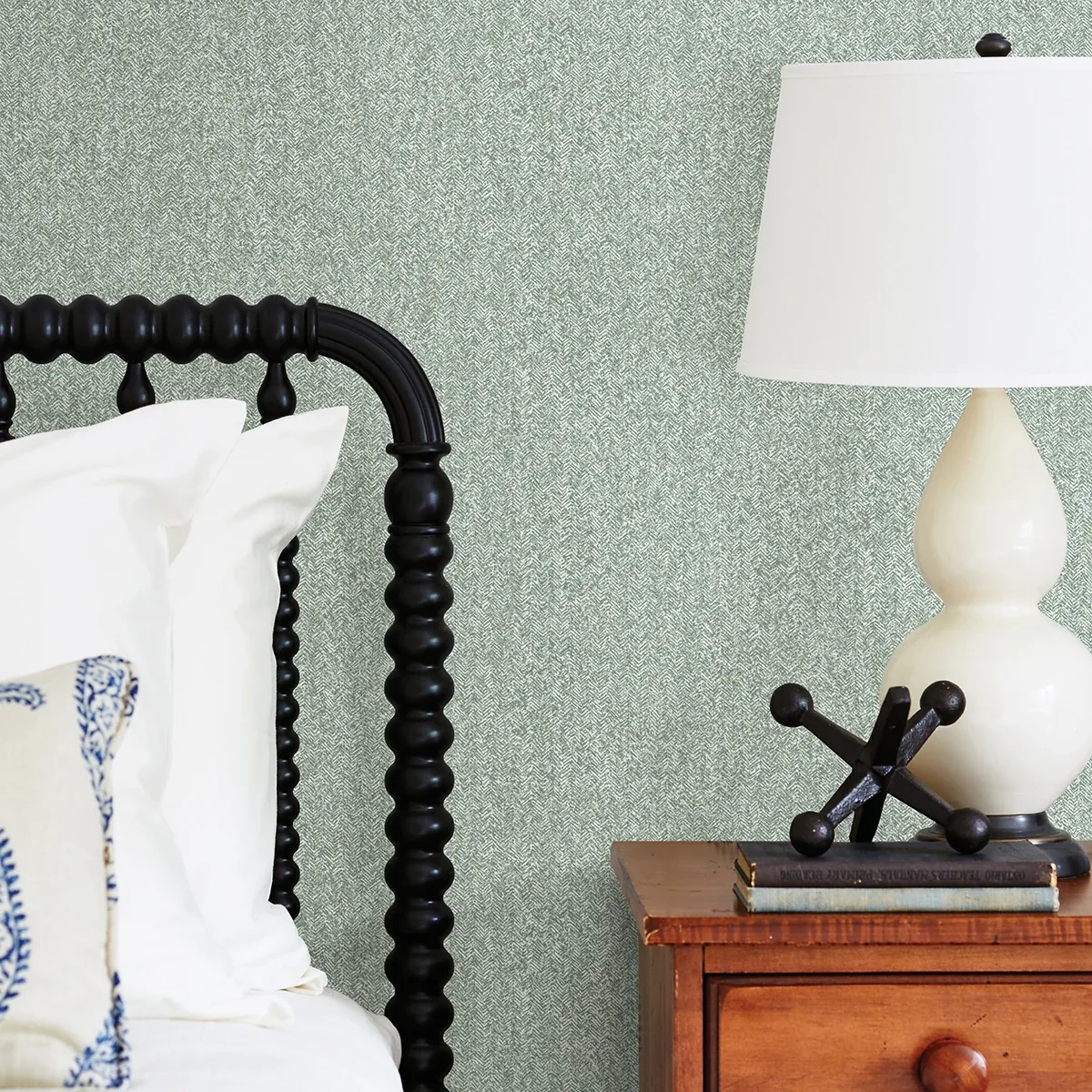 A-Street Prints Ashbee Green Tweed Wallpaper | Wallpaper Twins A-Street Prints Ashbee Green Tweed Wallpaper - SKU 2970-26164
