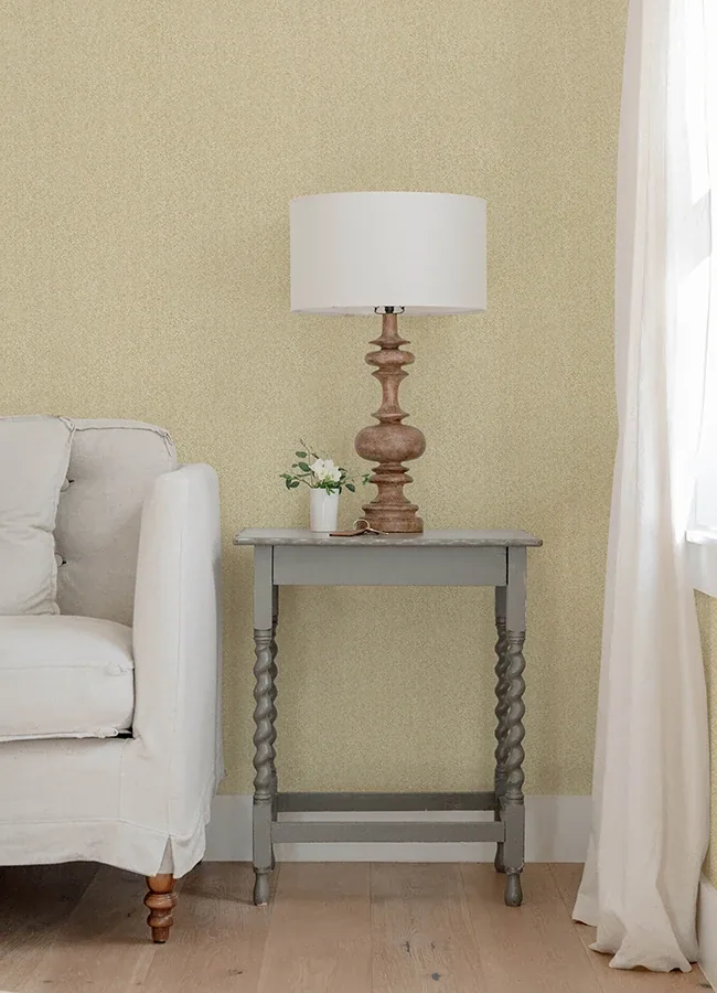 A-Street Prints Ashbee Yellow Faux Fabric Wallpaper | Wallpaper Twins A-Street Prints Ashbee Yellow Faux Fabric Wallpaper - SKU 4143-26162