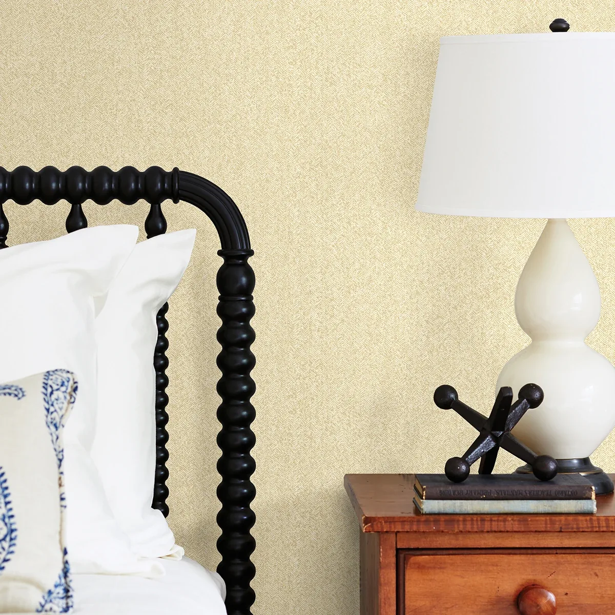 A-Street Prints Ashbee Yellow Tweed Wallpaper | Wallpaper Twins A-Street Prints Ashbee Yellow Tweed Wallpaper - SKU 2970-26162