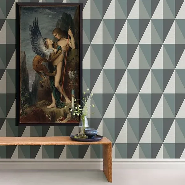 A-Street Prints Aspect Teal Geometric Faux Grasscloth Wallpaper | Wallpaper Twins A-Street Prints Aspect Teal Geometric Faux Grasscloth Wallpaper - SKU 2902-25539