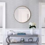 A-Street Prints Aspen Grey Chevron Wallpaper | Wallpaper Twins A-Street Prints Aspen Grey Chevron Wallpaper - SKU 2964-25920