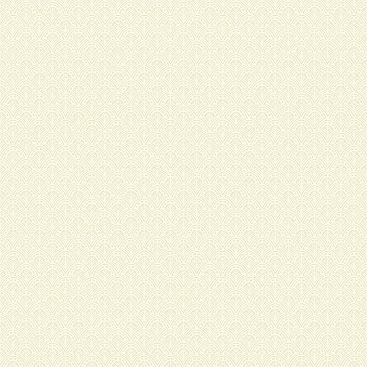 4080-15913 | Athena Cream Scalloped Botanical Wallpaper