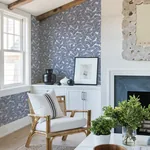 A-Street Prints Athina Navy Fern Wallpaper - SKU 2969-26034