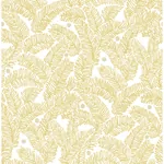 A-Street Prints Athina Yellow Fern Wallpaper - SKU 2969-26032