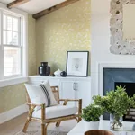 A-Street Prints Athina Yellow Fern Wallpaper - SKU 2969-26032