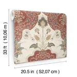 A-Street Prints Auden Ruby Floral Grandeur Wallpaper | Wallpaper Twins A-Street Prints Auden Ruby Floral Grandeur Wallpaper - SKU 4147-27390