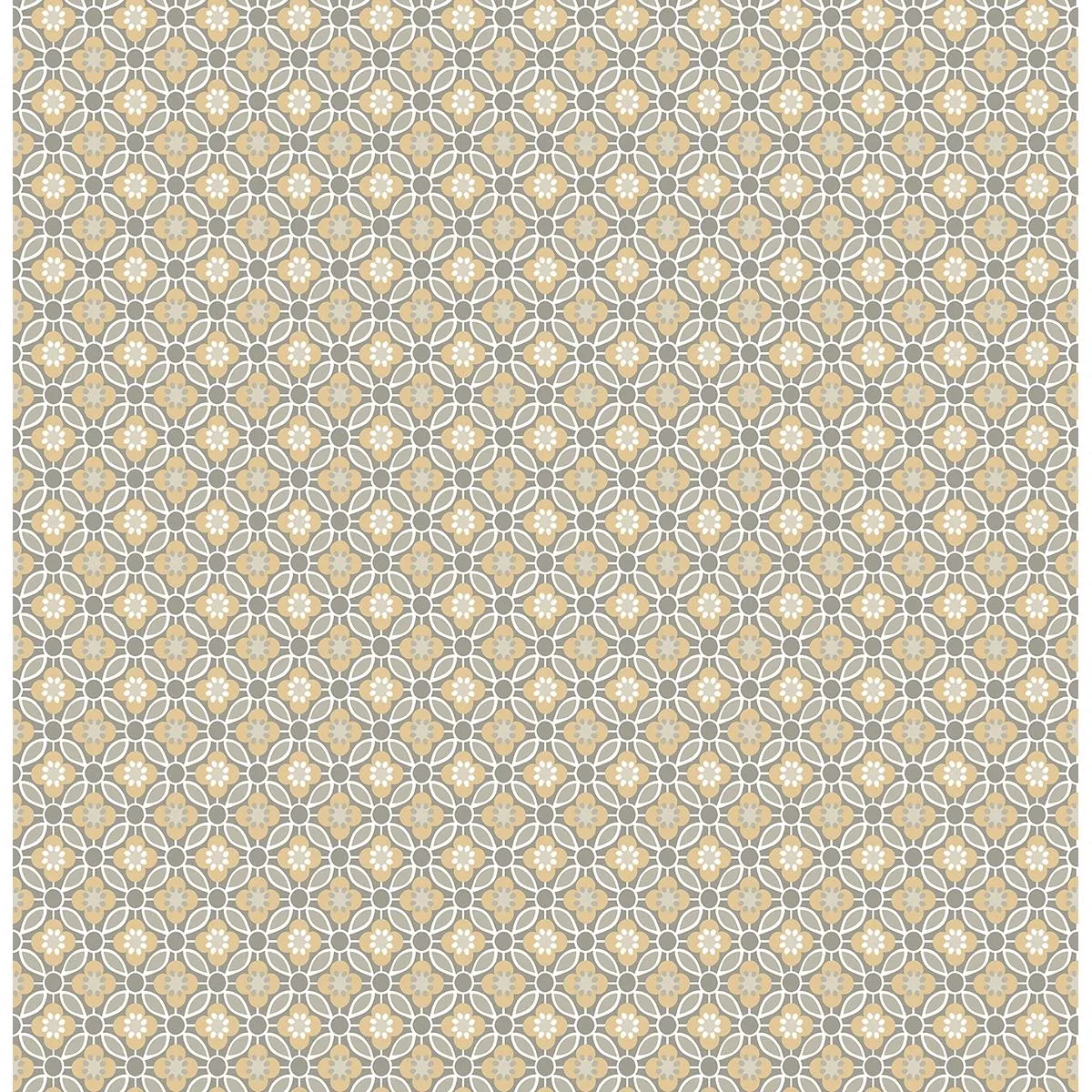 2657-22247 | Audra Mustard Floral Wallpaper