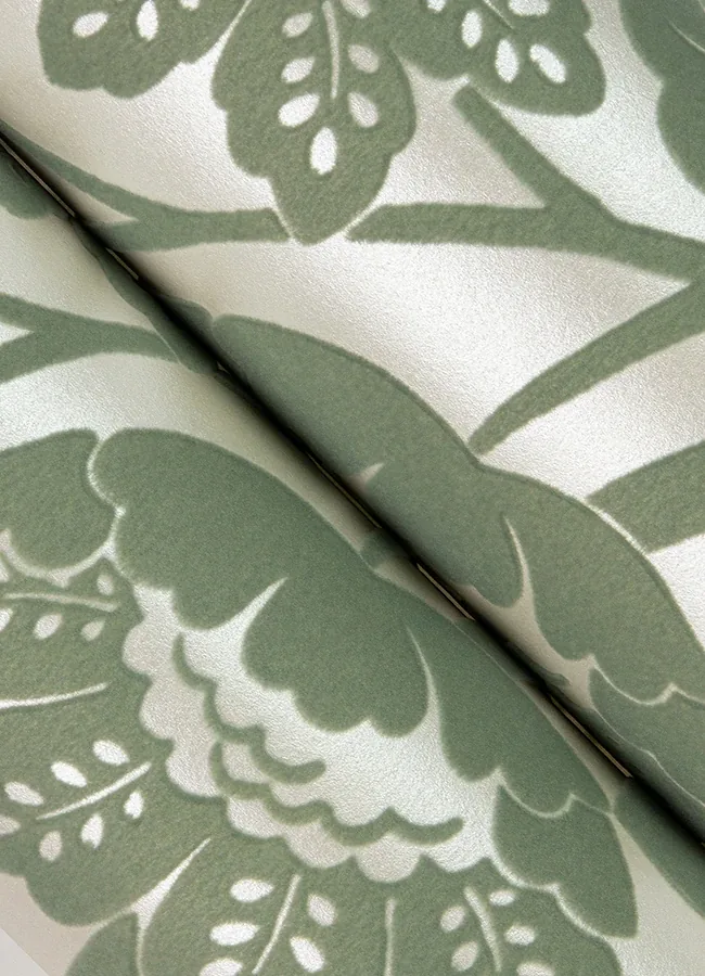 A-Street Prints Augusta Seafoam Flock Damask Wallpaper | Wallpaper Twins A-Street Prints Augusta Seafoam Flock Damask Wallpaper - SKU 4074-87375
