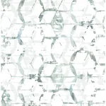 A-Street Prints Augustine Slate Distressed Geometric Wallpaper - SKU 2969-26042