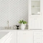 A-Street Prints Aura Grey Honeycomb Wallpaper | Wallpaper Twins A-Street Prints Aura Grey Honeycomb Wallpaper - SKU 2793-24712
