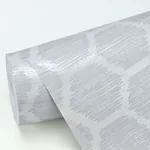 A-Street Prints Aura Platinum Honeycomb Wallpaper | Wallpaper Twins A-Street Prints Aura Platinum Honeycomb Wallpaper - SKU 2793-24713