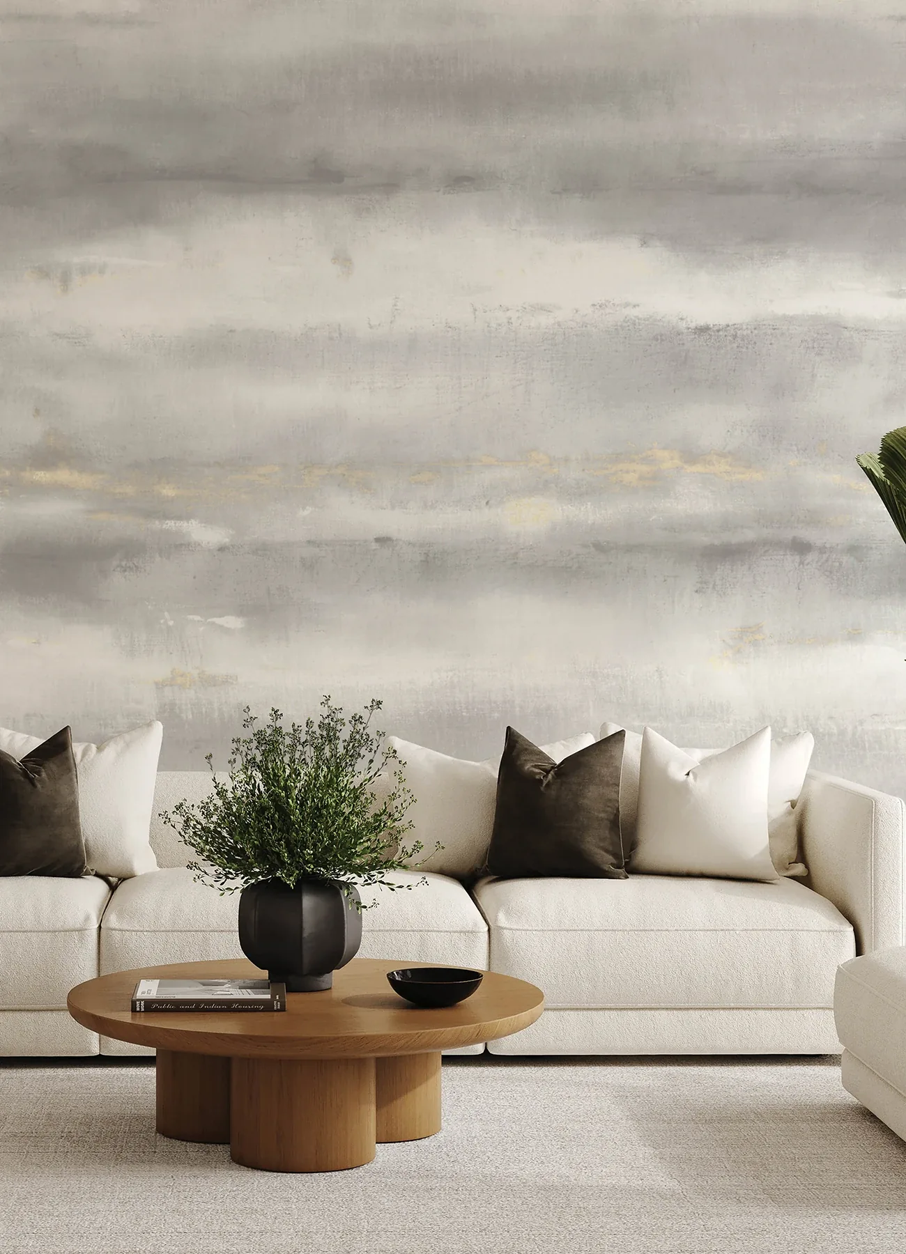 A-Street Prints Aveline Grey Wall Mural - SKU 4202-367584M