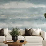 A-Street Prints Aveline Indigo Wall Mural - SKU 4202-367706M