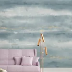 A-Street Prints Aveline Indigo Wall Mural - SKU 4202-367706M