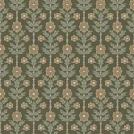 A-Street Prints Aya Green Floral Wallpaper - SKU 2948-28009