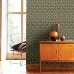 A-Street Prints Aya Green Floral Wallpaper - SKU 2948-28009