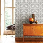 A-Street Prints Aya White Floral Wallpaper | Wallpaper Twins A-Street Prints Aya White Floral Wallpaper - SKU 2948-28005