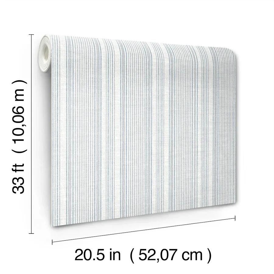 A-Street Prints Ayanna Blue Striped Wallpaper | Wallpaper Twins A-Street Prints Ayanna Blue Striped Wallpaper - SKU 4147-27393