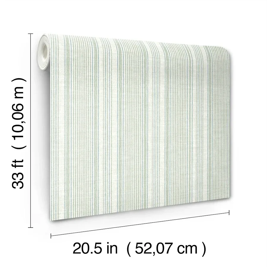 A-Street Prints Ayanna Light Green Striped Wallpaper | Wallpaper Twins A-Street Prints Ayanna Light Green Striped Wallpaper - SKU 4147-27395