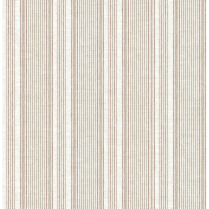A-Street Prints Ayanna Rust Striped Wallpaper - SKU 4147-27396
