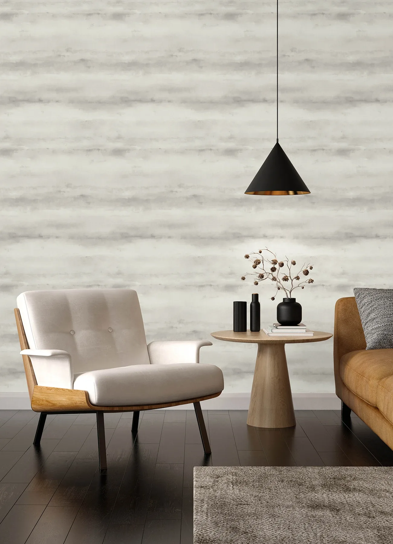 A-Street Prints Ayla Grey Abstract Stripe Wallpaper | Wallpaper Twins A-Street Prints Ayla Grey Abstract Stripe Wallpaper - SKU 4202-481686
