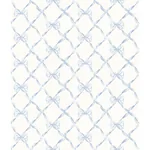 A-Street Prints Baby Bow Blue Bella Ribbon Ribbon Trellis Wallpaper | Wallpaper Twins A-Street Prints Baby Bow Blue Bella Ribbon Ribbon Trellis Wallpaper - SKU AST4168