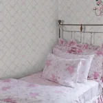 A-Street Prints Baby Bow Faded Primrose Ribbon Trellis Wallpaper | Wallpaper Twins A-Street Prints Baby Bow Faded Primrose Ribbon Trellis Wallpaper - SKU AST4114