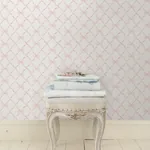 A-Street Prints Baby Bow Faded Primrose Ribbon Trellis Wallpaper | Wallpaper Twins A-Street Prints Baby Bow Faded Primrose Ribbon Trellis Wallpaper - SKU AST4114